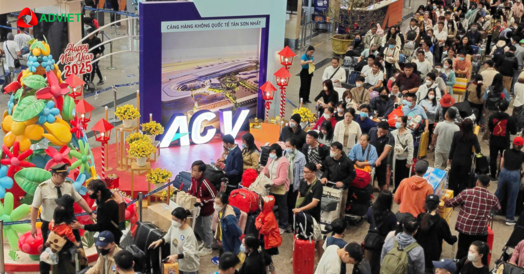 Ngành hàng không phục vụ 2,5 triệu lượt khách trong dịp Tết Nguyên đán 2025