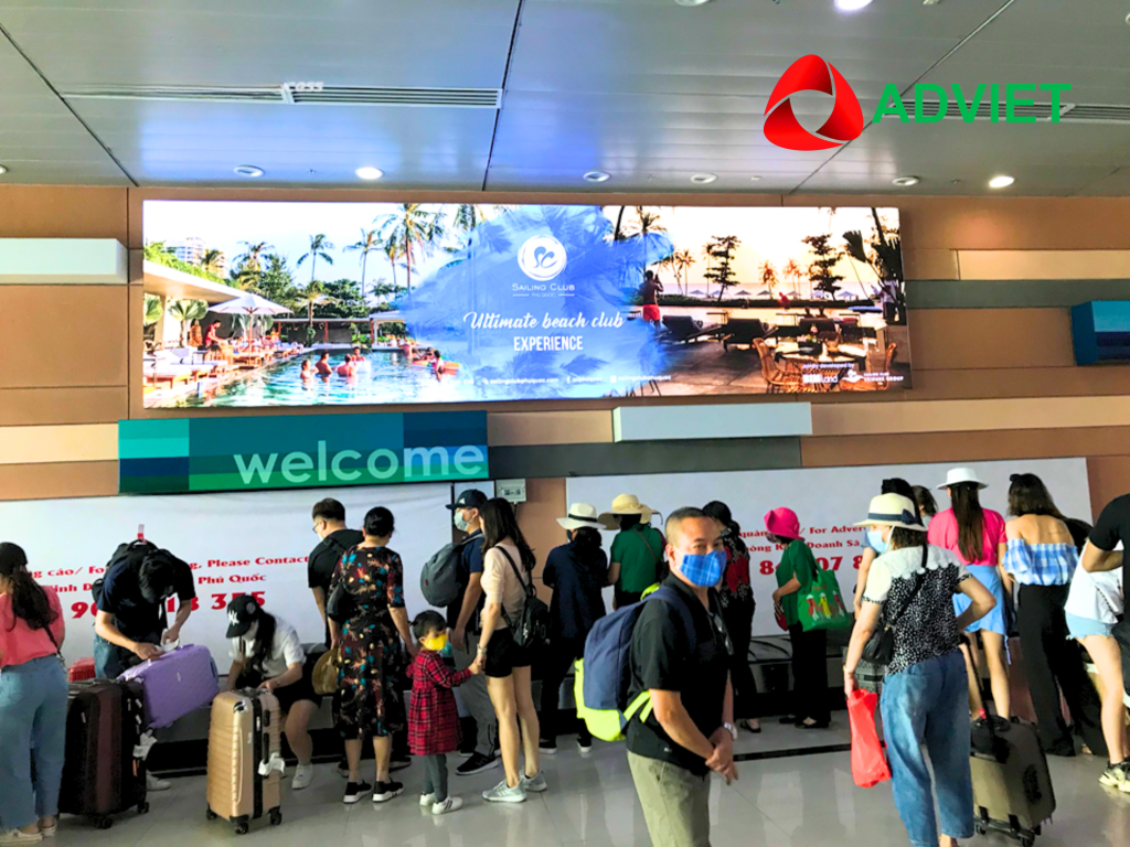 Quảng cáo màn hình LED sân bay giúp doanh nghiệp tăng độ nhận diện thương hiệu