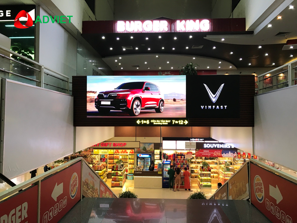Những lưu ý khi triển khai quảng cáo LED sân bay