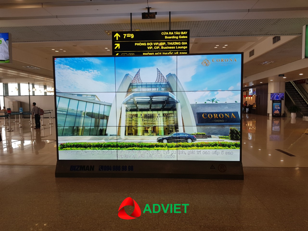Quy trình triển khai quảng cáo màn hình LED sân bay Cam Ranh