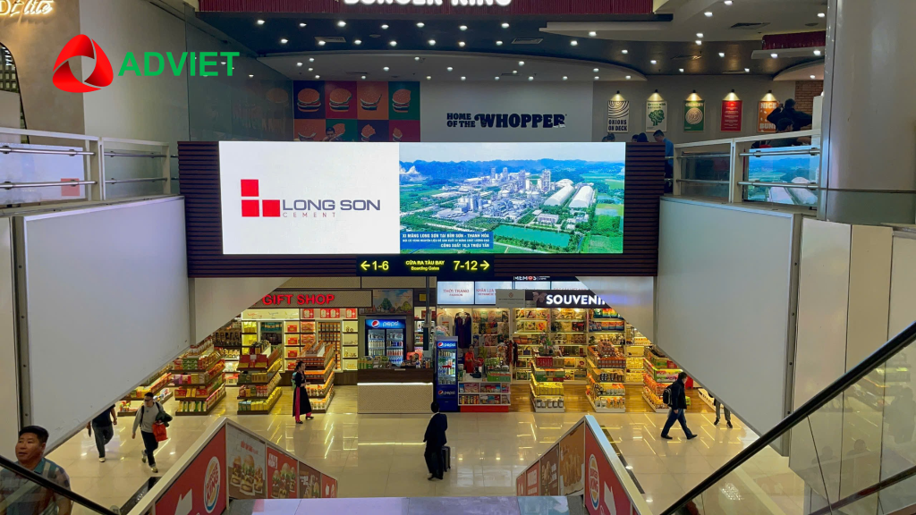 Chi phí quảng cáo màn hình LED tại sân bay Cam Ranh