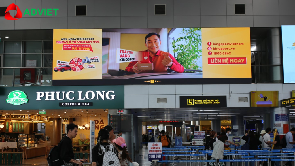 Quảng cáo màn hình LED sân bay Đà Nẵng