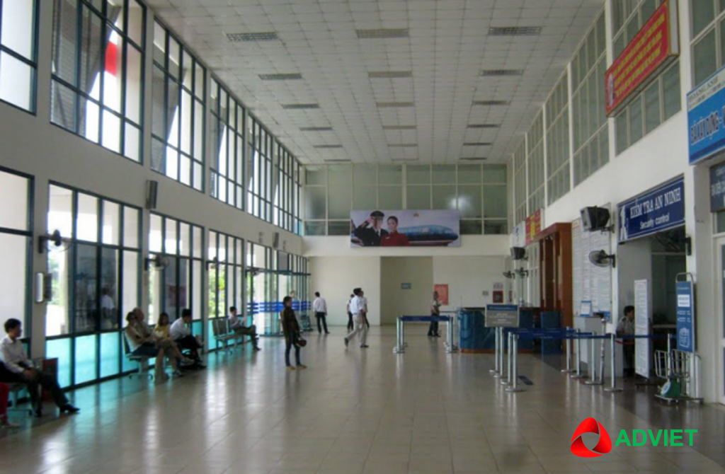 Quảng cáo tại sân bay Điện Biên tại khu vực check-in