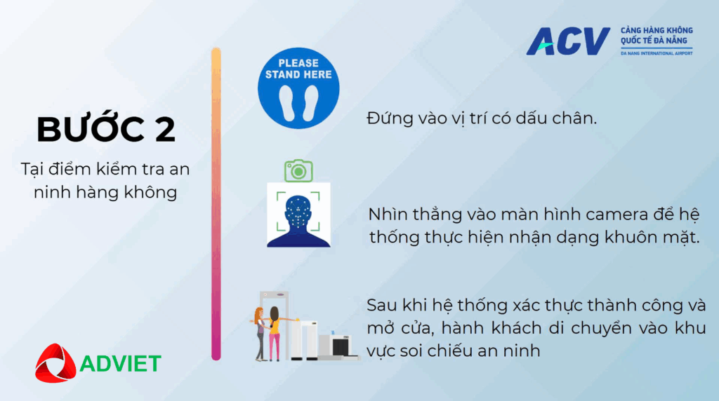 Xác thực tại khu kiểm tra an ninh