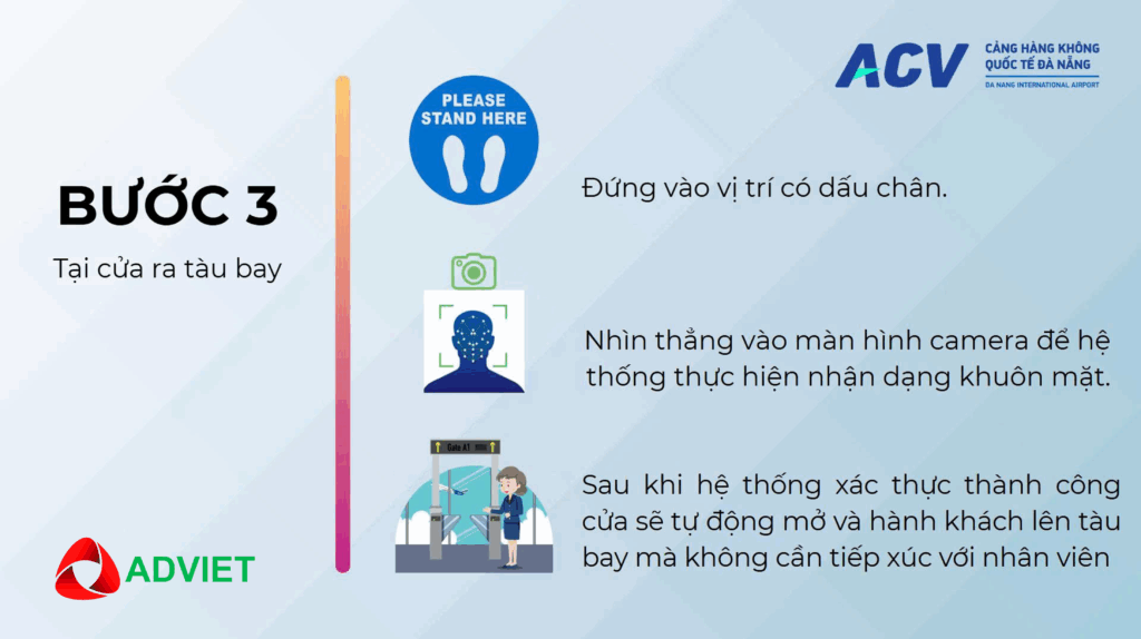 Xác thực tại cửa lên máy bay