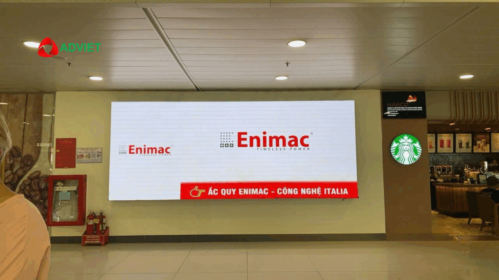 Quảng cáo màn hình LED tại sân bay mùa tết