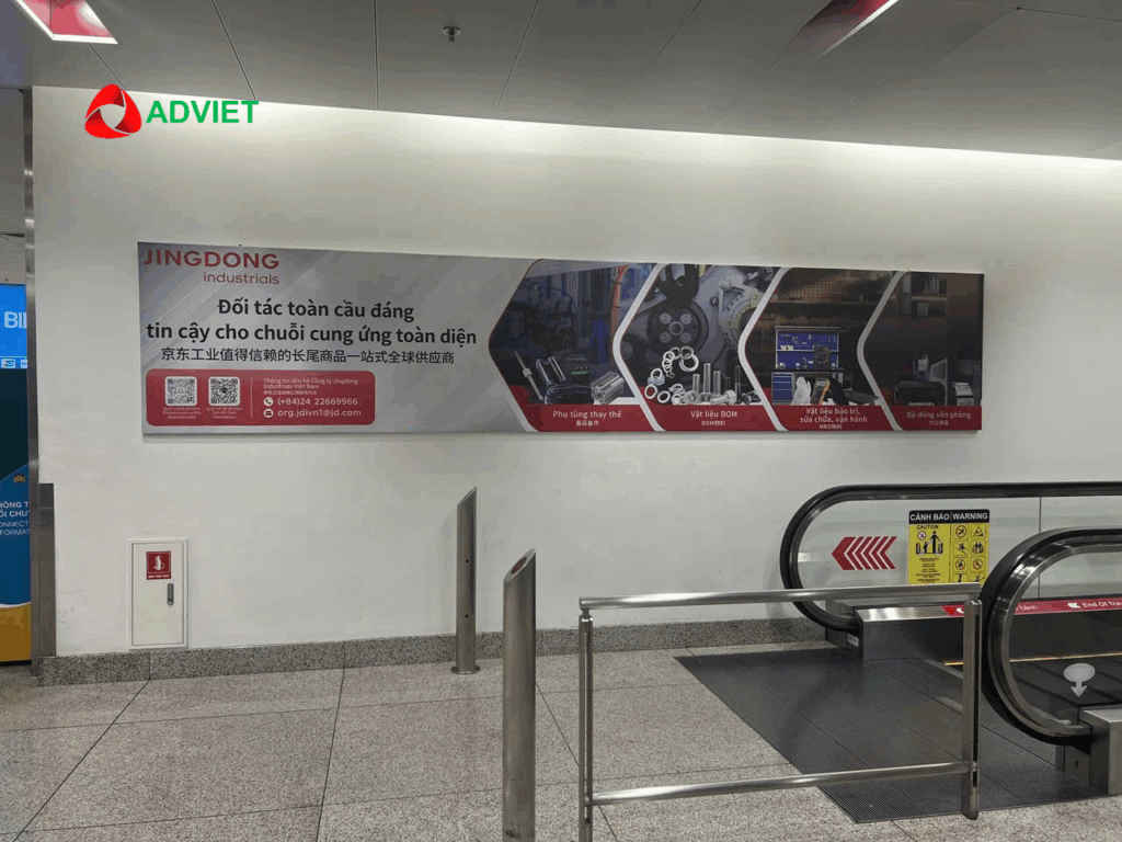 Quảng cáo biển bảng tại sân bay