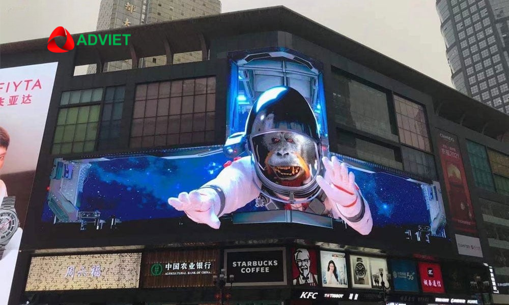 Hiệu ứng 3D Billboard tạo cảm giác hình ảnh bước ra khỏi màn hình