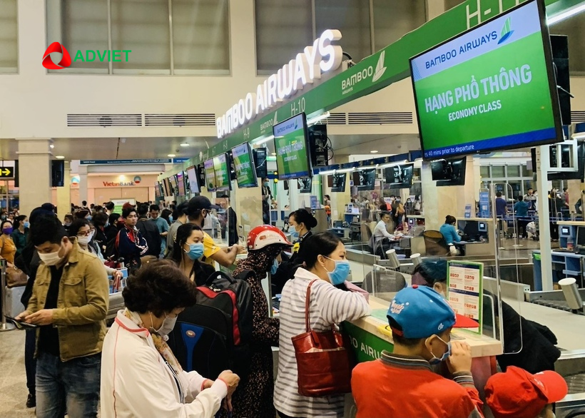 Lưu lượng hành khách Tết 2026 sân bay tăng cao tại nhà ga nội địa