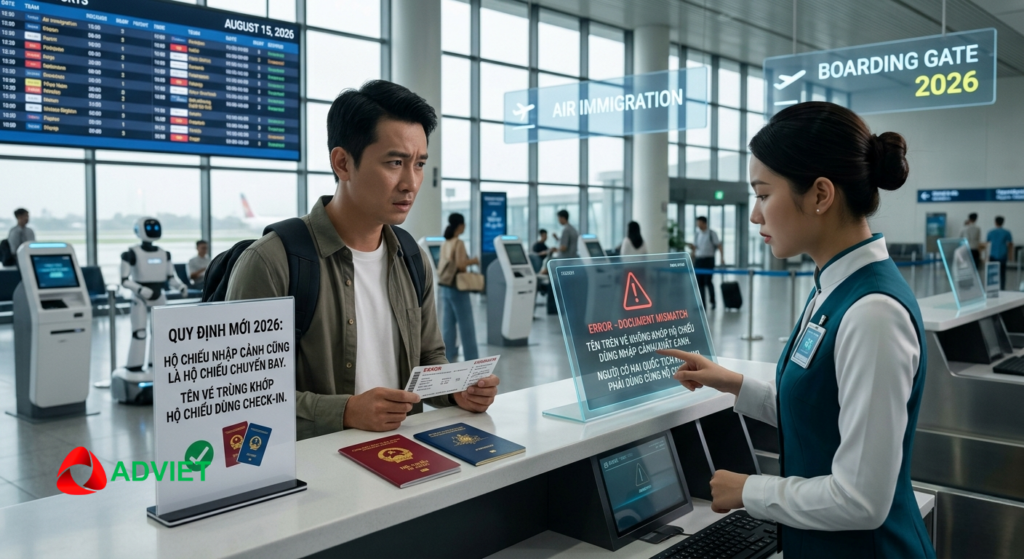 Quy định mới về hộ chiếu năm 2026 hành khách cần đặc biệt lưu ý