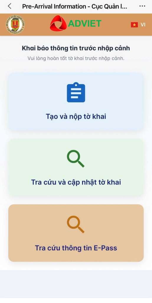 Hành khách nước ngoài phải khai báo trực tuyến khi nhập cảnh qua Sân bay quốc tế Tân Sơn Nhất.