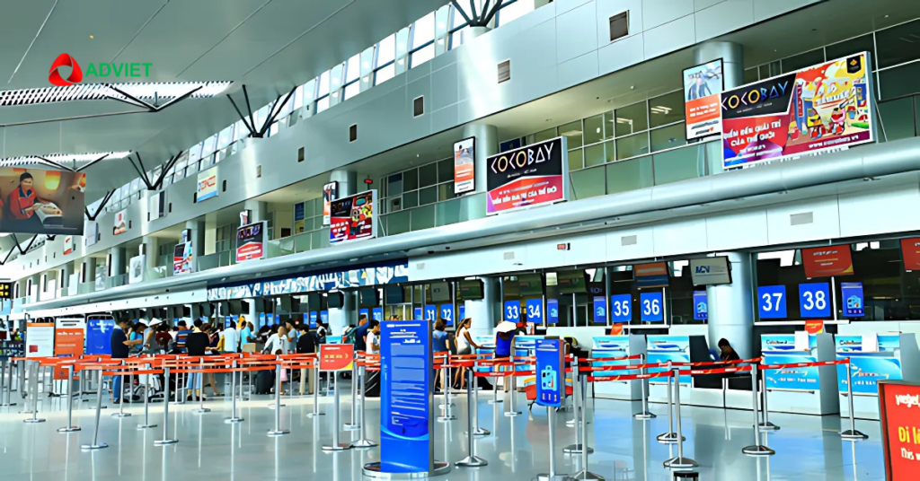 Quy trình triển khai quảng cáo tại nhà ga T2 sân bay Đà Nẵng chuyên nghiệp