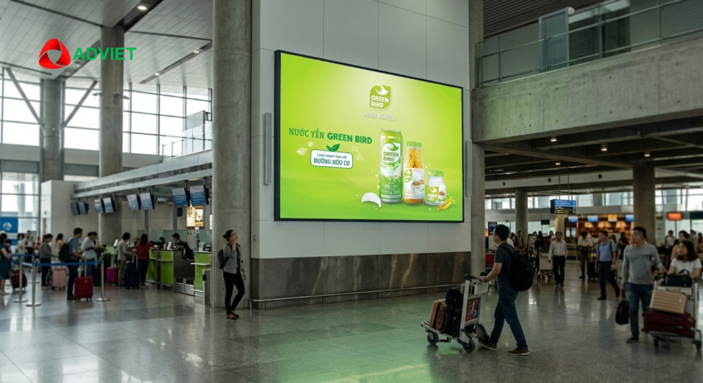 Chi phí quảng cáo màn hình LED sân bay Nội Bài phụ thuộc vào nhiều yếu tố