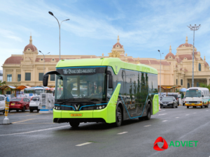 Vinbus đưa vào khai thác tuyến xe buýt điện sân bay Cam Ranh - Vinpearl Nha Trang