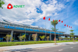 Quảng cáo sân bay Phú Bài tiếp cận hàng triệu lượt hành khách mỗi năm