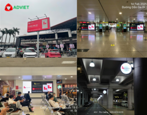 Tập đoàn Long Sơn kết hợp nhiều hình thức quảng cáo trong sân bay