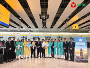 Vietnam Airlines kỷ niệm 10 năm kết nối London Heathrow.